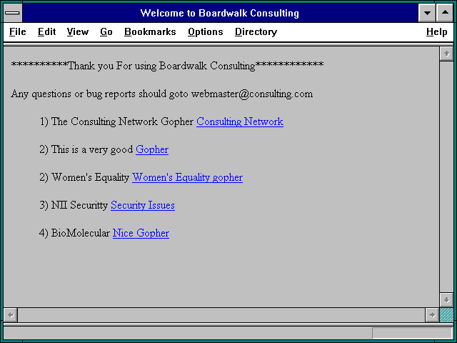 Screenshot of Welcome to Boardwalk Consulting