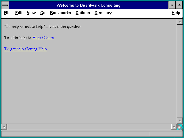 Screenshot of Welcome to Boardwalk Consulting