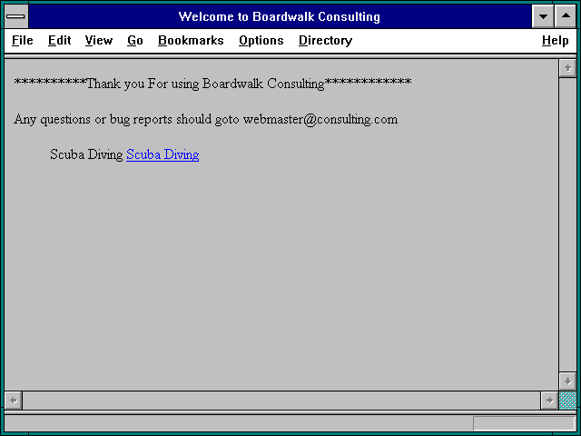 Screenshot of Welcome to Boardwalk Consulting