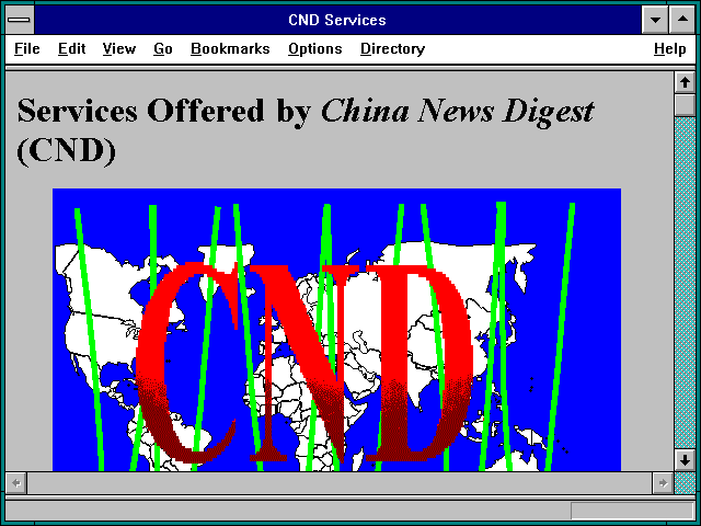 Screenshot of CND Services