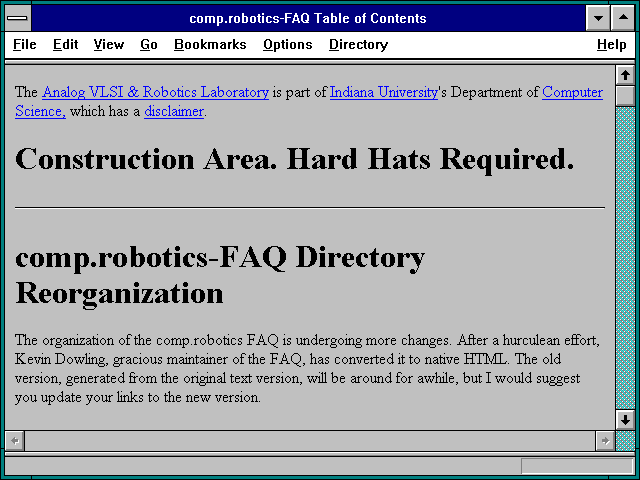 Screenshot of Aliweb US Site