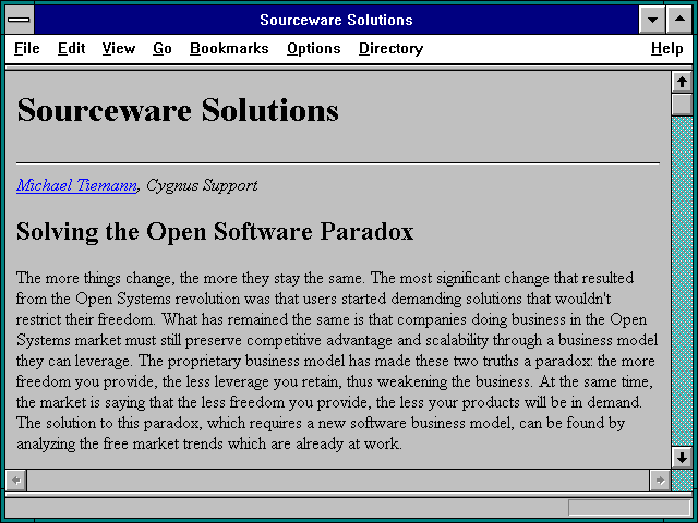 Screenshot of Sourceware Solutions