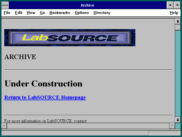 Screenshot of Archive