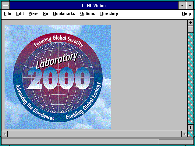 Screenshot of LLNL Vision