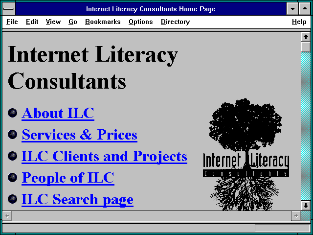 Screenshot of Internet Literacy Consultants - San Francisco