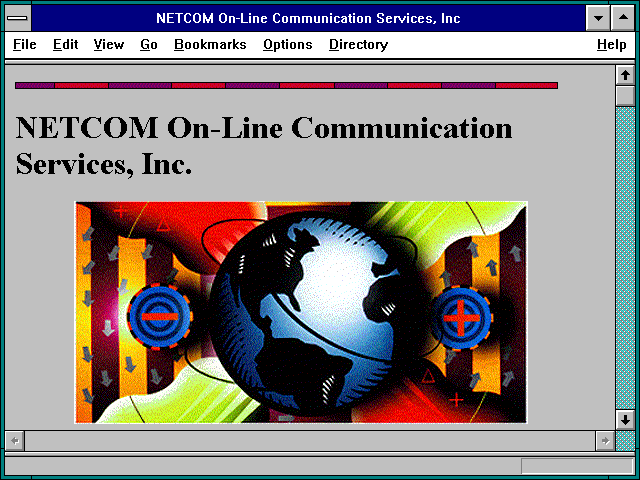 Screenshot of NETCOM On-Line Communication Services Inc