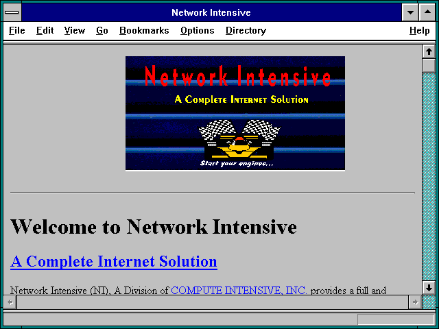 Screenshot of Network Intensive
