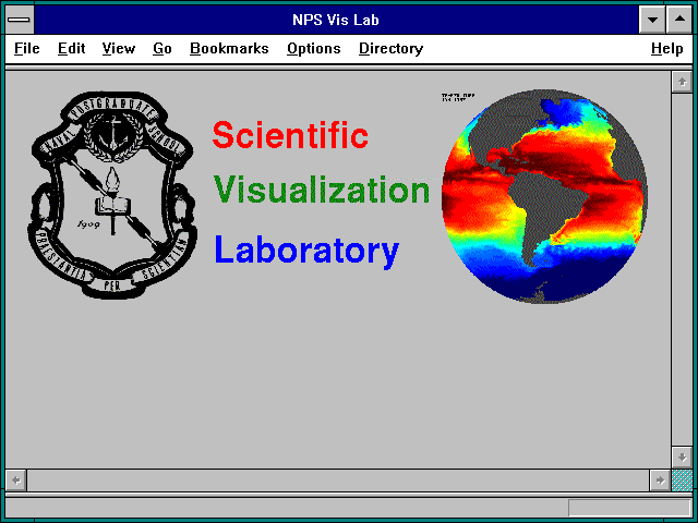 Screenshot of NPS Vis Lab