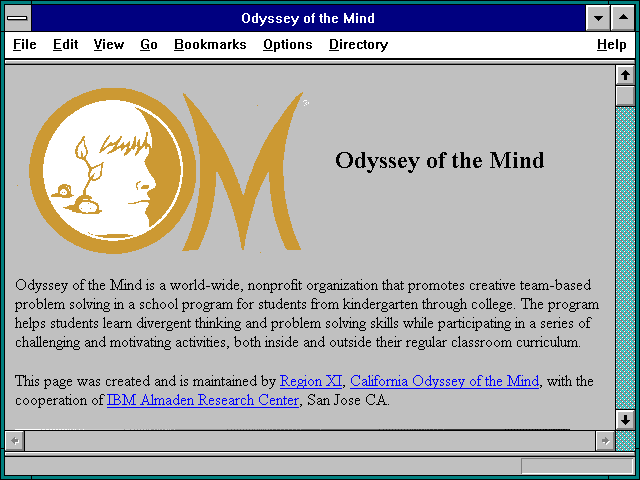 Screenshot of Odyssey of the Mind