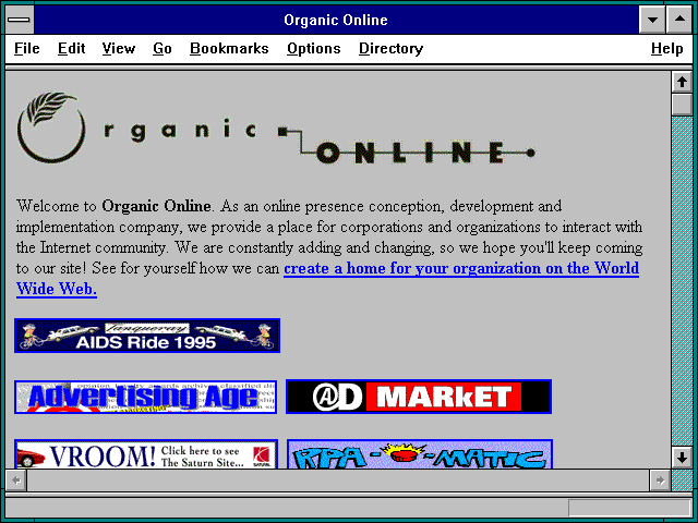 Screenshot of Organic Online