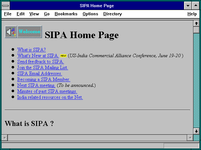 Screenshot of Silicon Valley Indian Professionals Association - Sant