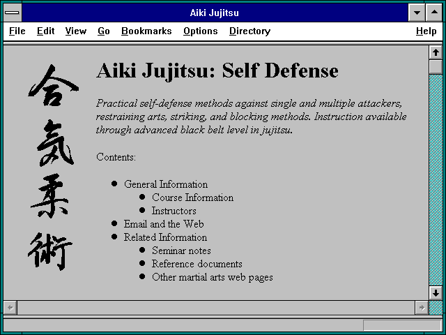 Screenshot of Aiki Jujitsu