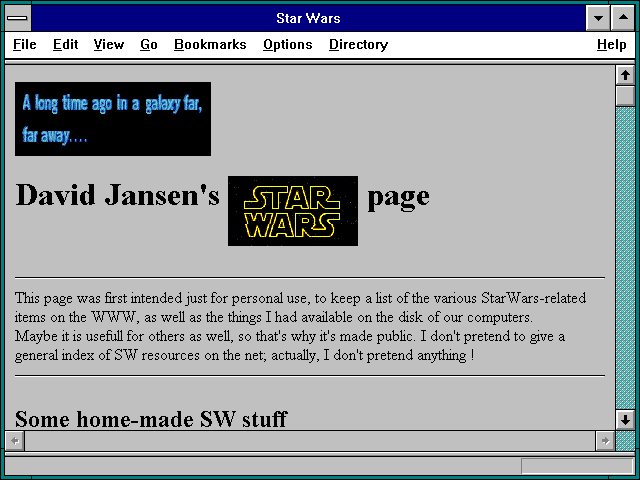 Screenshot of Star Wars