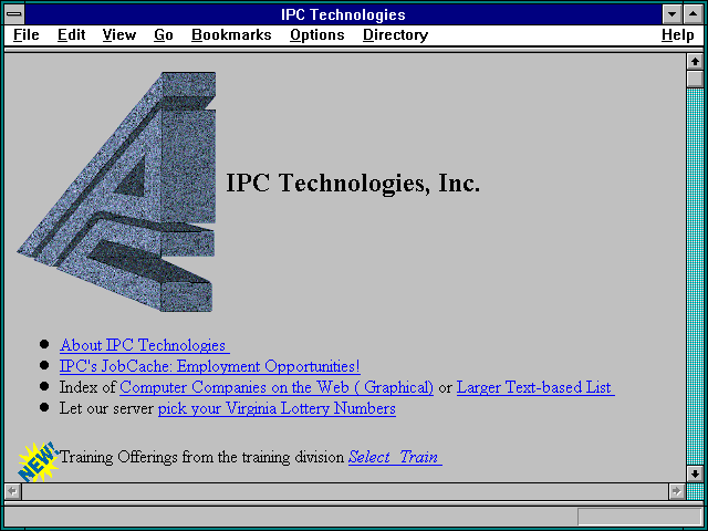 Screenshot of IPC Technologies