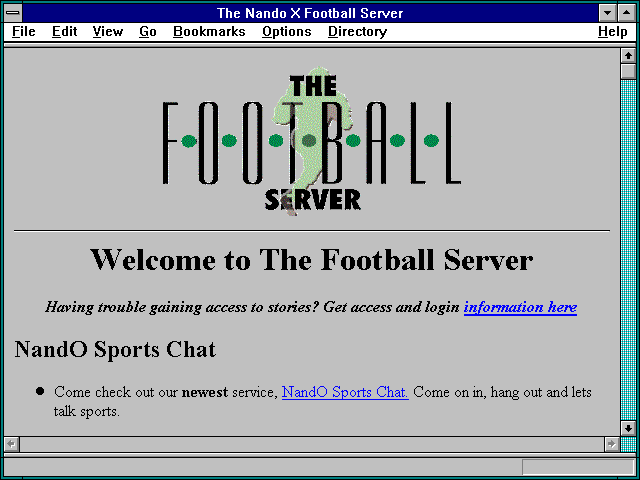 Screenshot of The Nando X Football Server