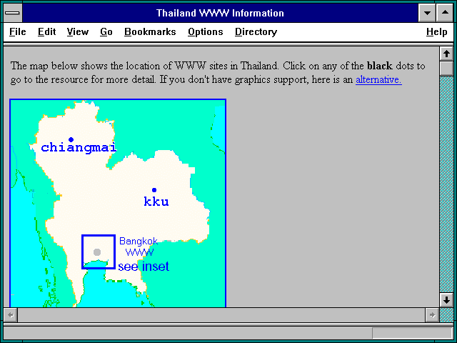 Screenshot of Thailand WWW Information