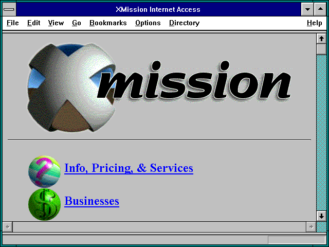 Screenshot of XMission Internet Access