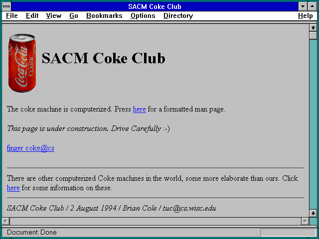 Screenshot of Repository for Macintosh Information