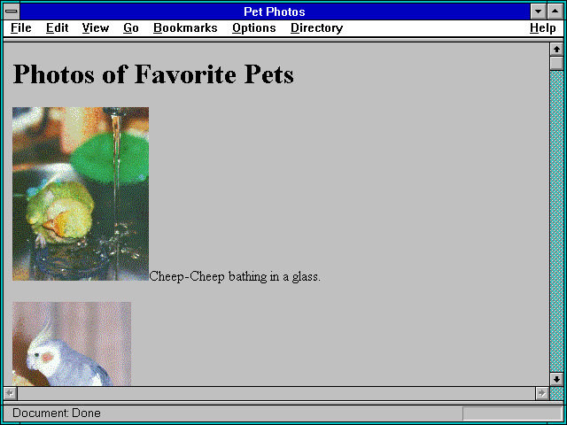 Screenshot of Pet Photos