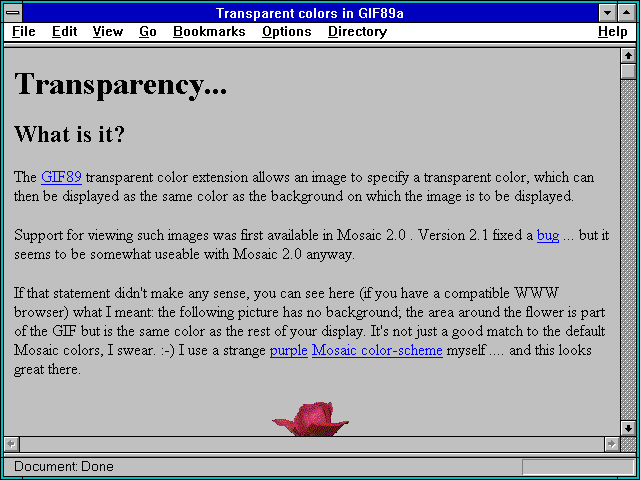 Screenshot of Transparent colors in GIF89a