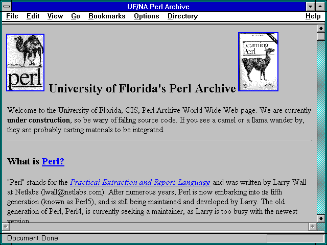 Screenshot of Games and Recreation - WWW Virtual Library