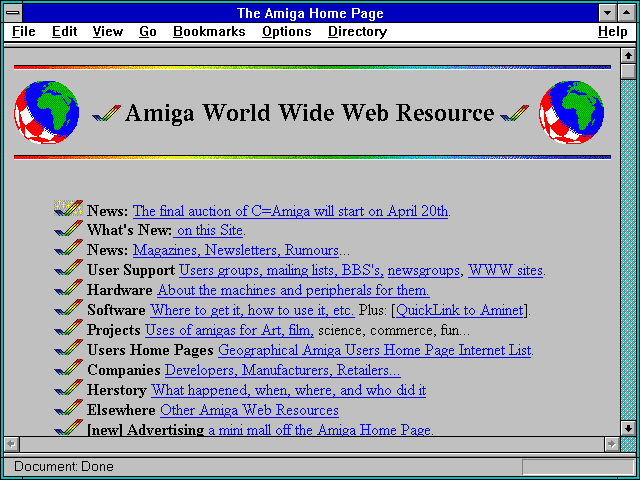 Screenshot of Amiga Information Resources