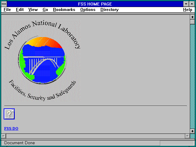 Screenshot of FSS HOME PAGE