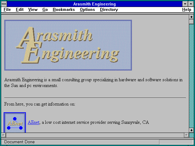 Screenshot of Arasmith Engineering - Sunnyvale