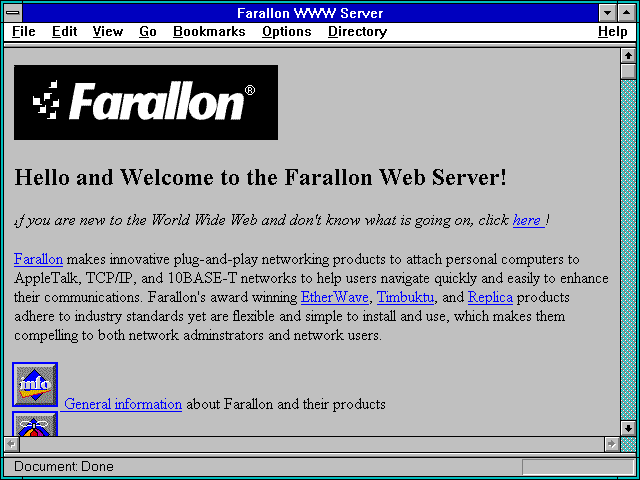 Screenshot of Farallon Computing Inc.