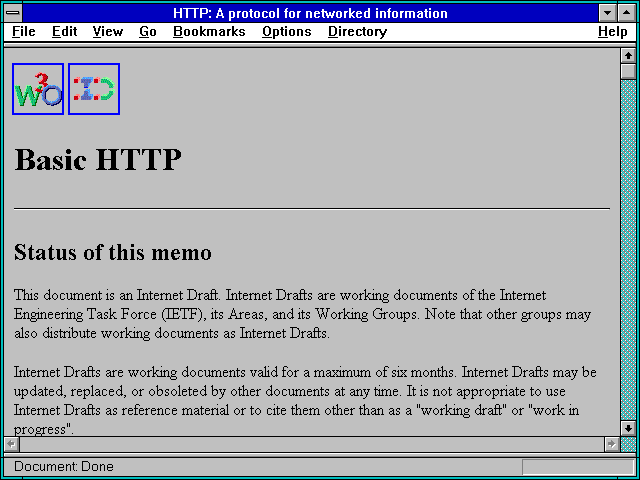 Screenshot of HTTP: A protocol for networked information