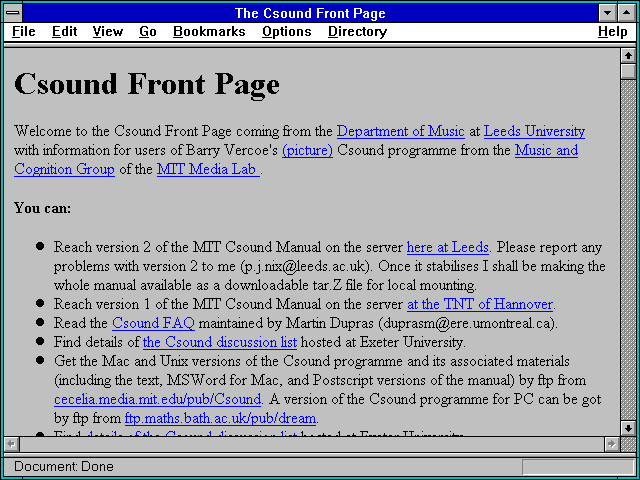 Screenshot of Educati on-line (eLib)