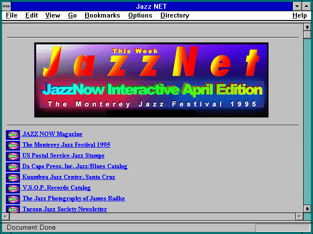 Screenshot of Jazz NET