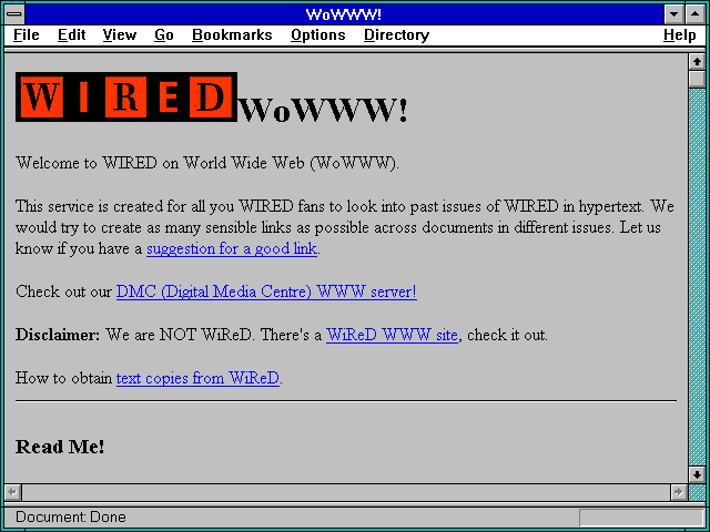 Screenshot of WoWWW!