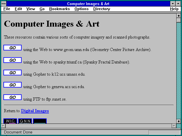 Screenshot of Computer Images & Art
