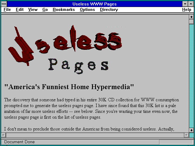 Screenshot of Second Good List of Internet Providers