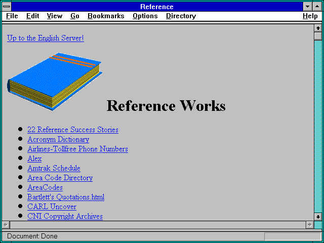 Screenshot of The English Server Reference