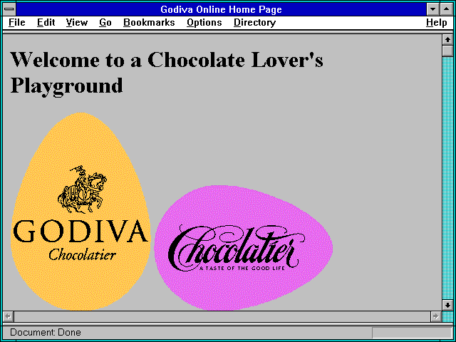 Screenshot of Godiva Chocolate Recipe Collection