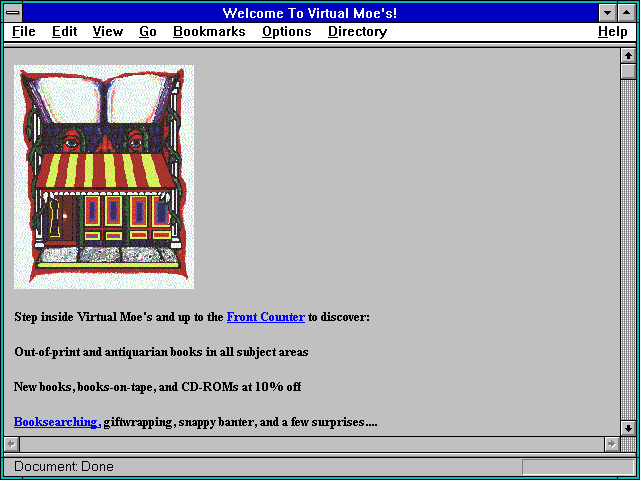 Screenshot of Welcome To Virtual Moe's!