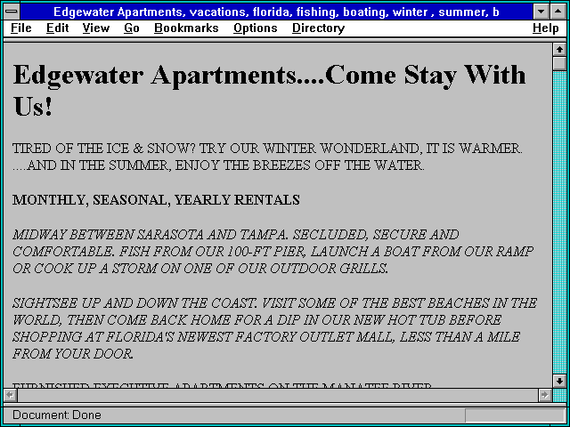 Screenshot of Edgewater Apartments