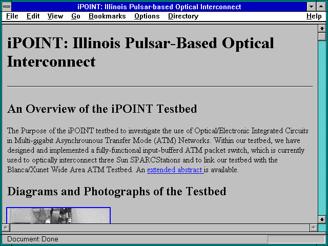Screenshot of iPOINT: Illinois Pulsar-based Optical Interconnect