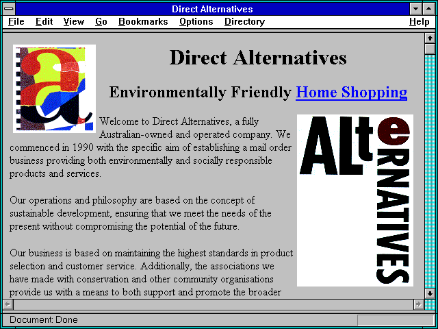 Screenshot of Australian Internet Directories
