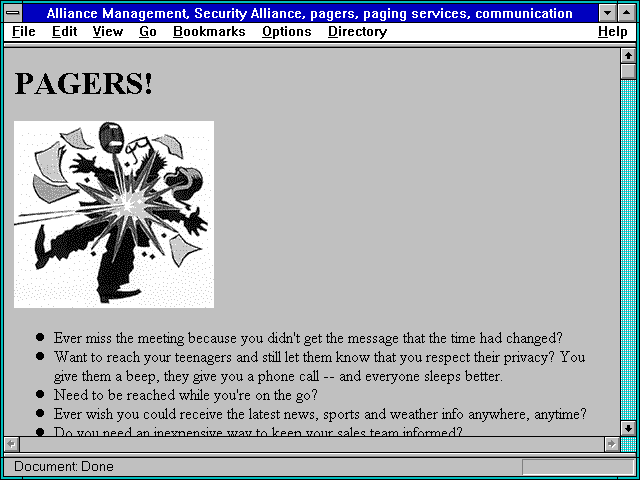 Screenshot of Alliance Management Security Alliance