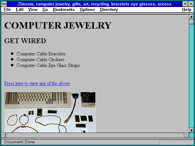 Screenshot of Zimcom
