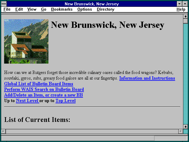 Screenshot of New Brunswick New Jersey