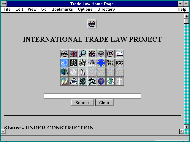 Screenshot of Ananse-International Trade Law Project