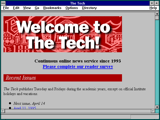 Screenshot of The Tech