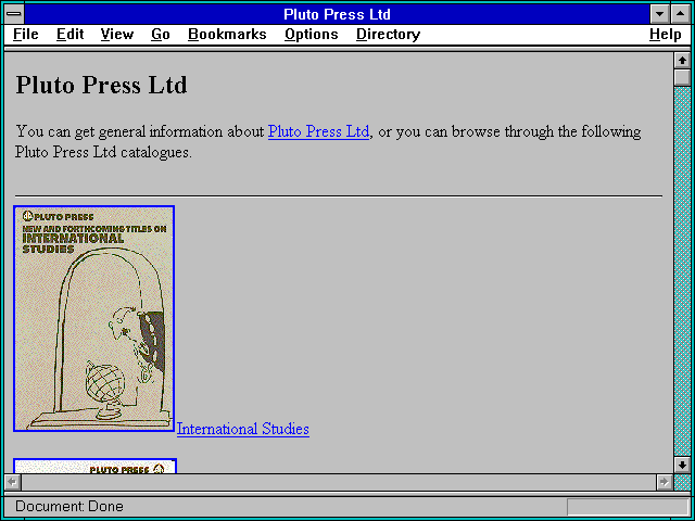 Screenshot of Pluto Press Ltd