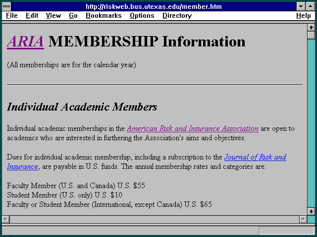 Screenshot of http://riskweb.bus.utexas.edu/member.htm