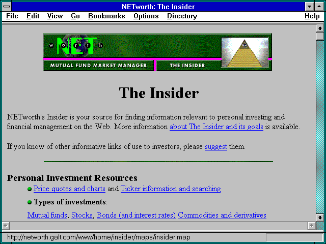 Screenshot of Net Worth: The Insider