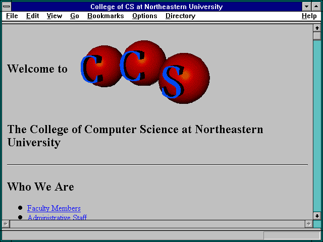 Screenshot of Geek Code Home Page